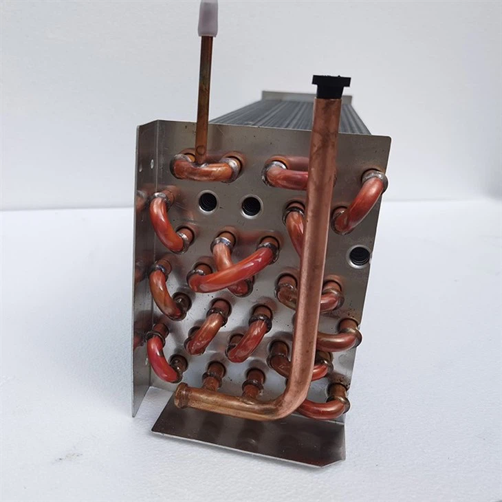 Air Cooled Low Temperature Display Cabinet Evaporator Condenser