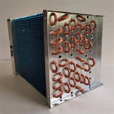 HVAC rézcsöves alumínium bordás típusú kondenzátor